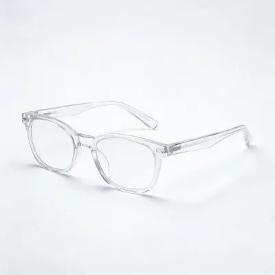 mens clear frame glasses